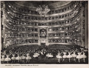 Het Ballet van de Scala van Milaan door Italian School